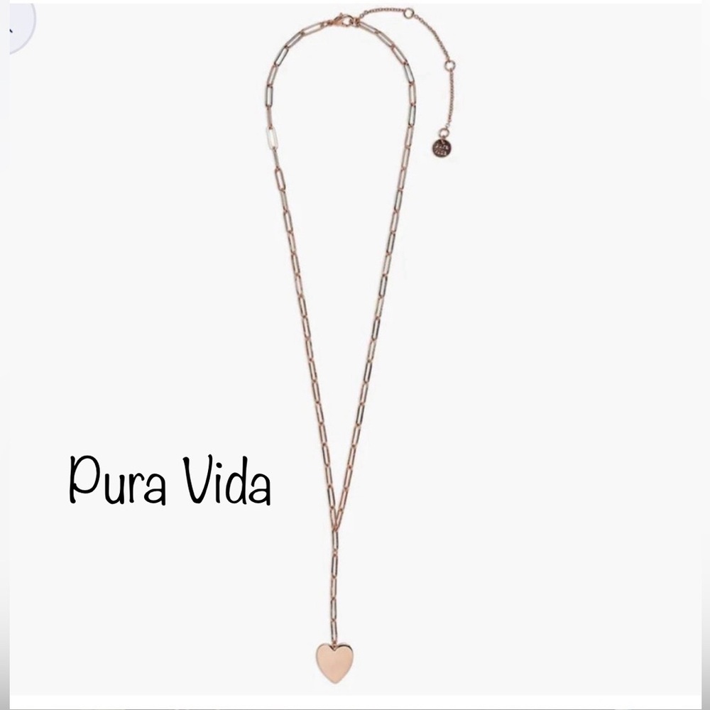 NWT Pura Vida One & Only Drop Necklace in ROSE GOLD❤️💕